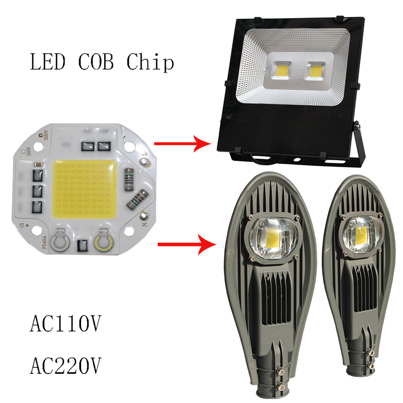 Led cob 30W 50W LED High Power Projection Lamp Outdoor Lighting Advertising lamp Inductive Floodlight