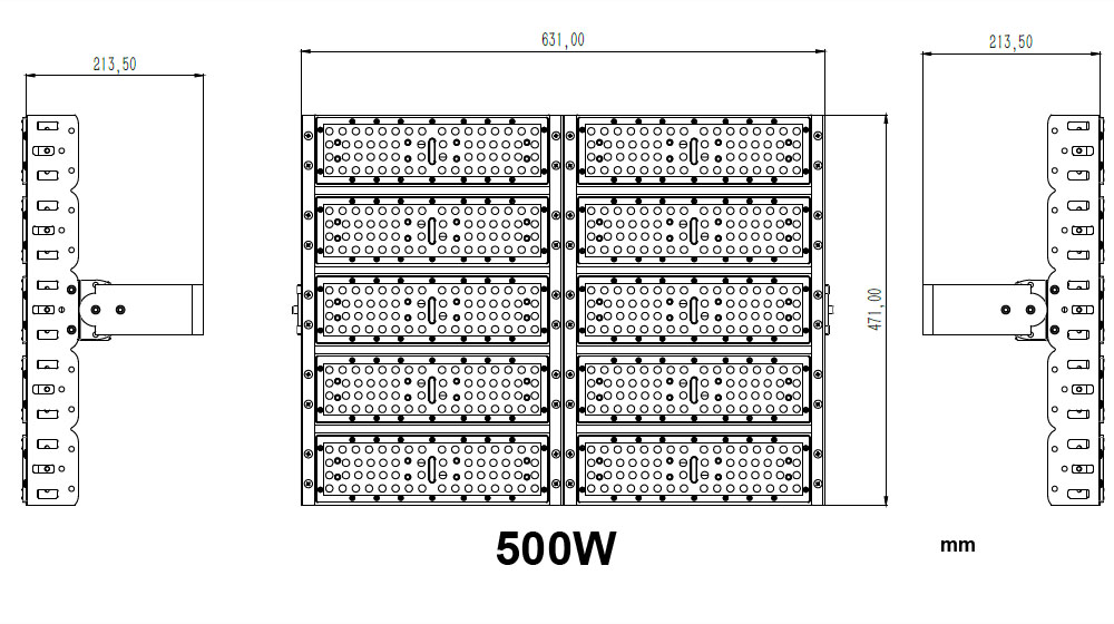 100W 150W 200W 300W 500W Flood light Lighting LED Flood Light outdoor IP65 AC 170-265V Waterproof LED Spotlight Refletor Gargen