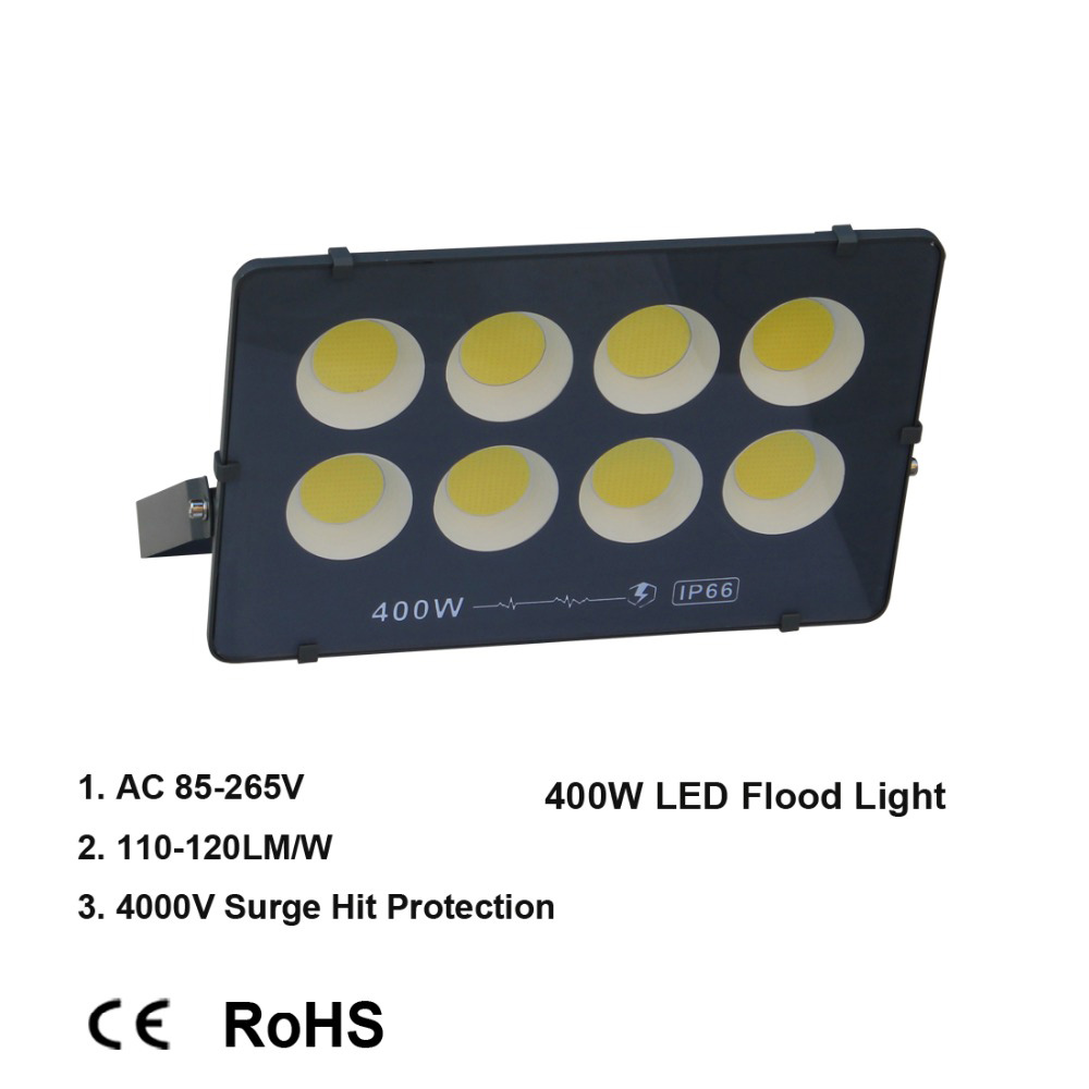 LED Flood Light 110V/220V Outdoor Led Flood Light with 180degree Adjustable Bracket 6000K for Garage Garden Lawn and Yard.