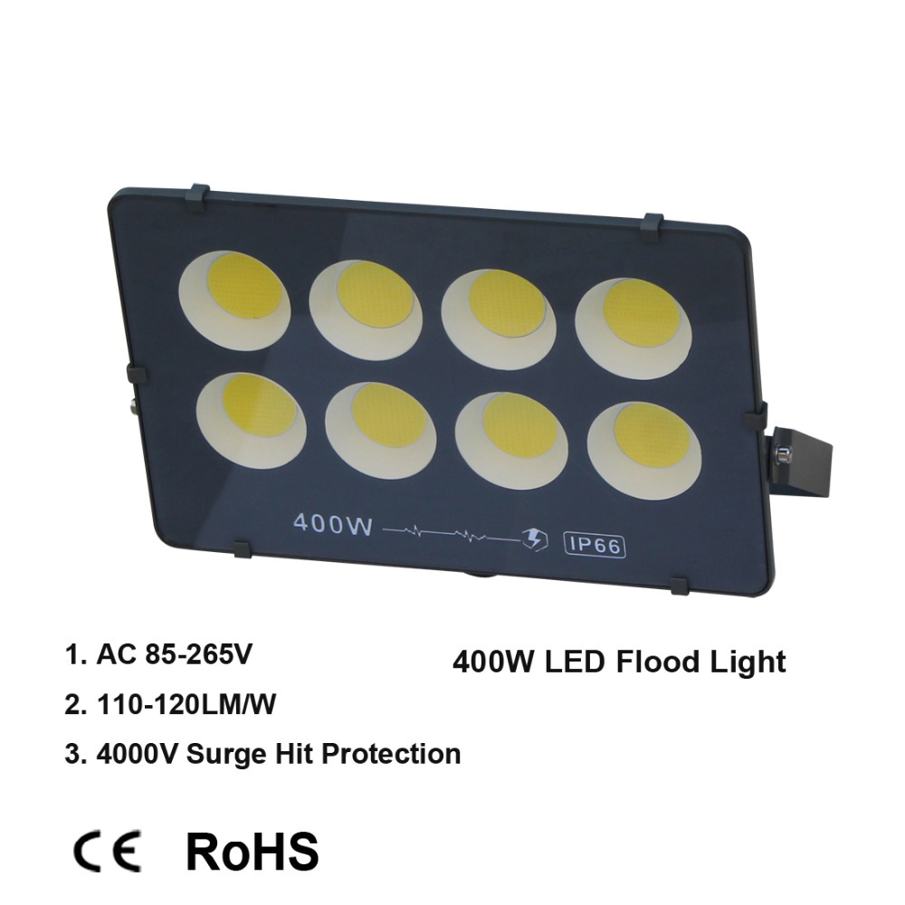 LED Flood Light 110V/220V Outdoor Led Flood Light with 180degree Adjustable Bracket 6000K for Garage Garden Lawn and Yard.