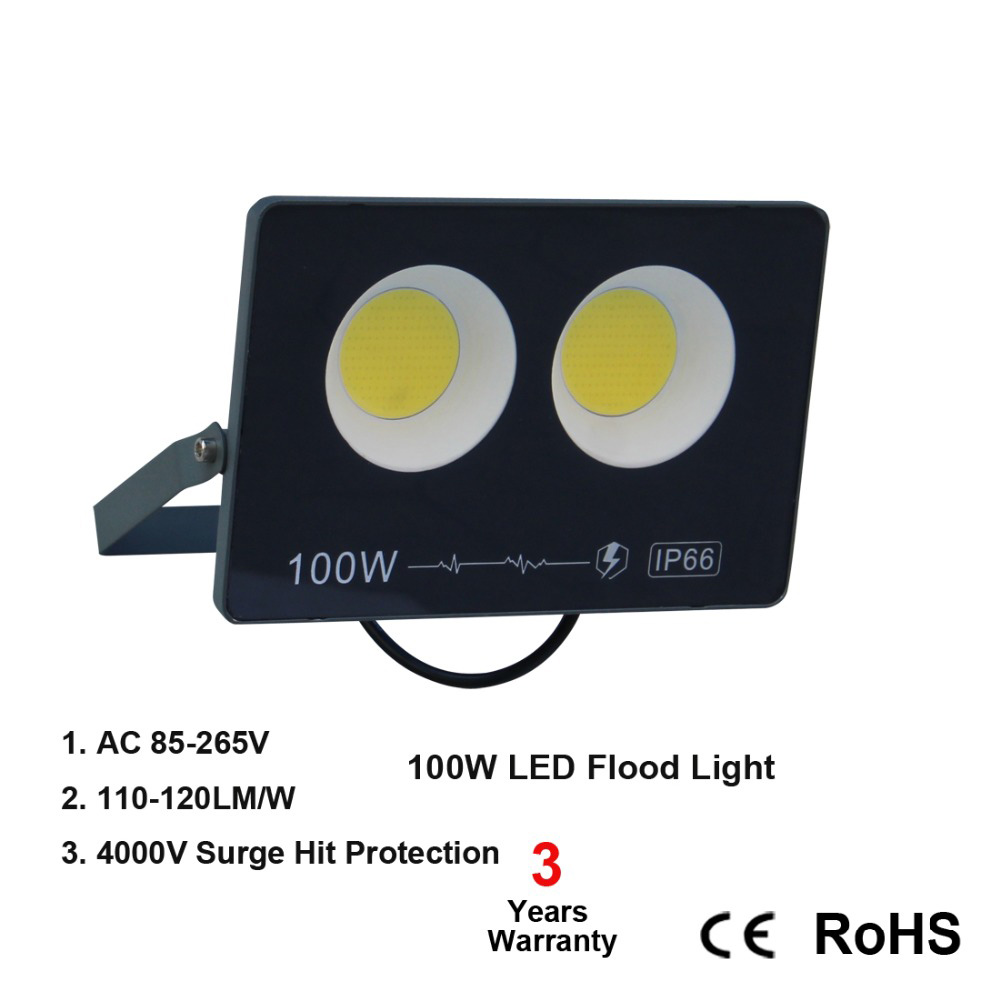 10 PCS/Lot 50W 100W 200W 300W LED Flood Light AC200-240V 9000lms Projector Flood Light Lamp Outdoor Lighting