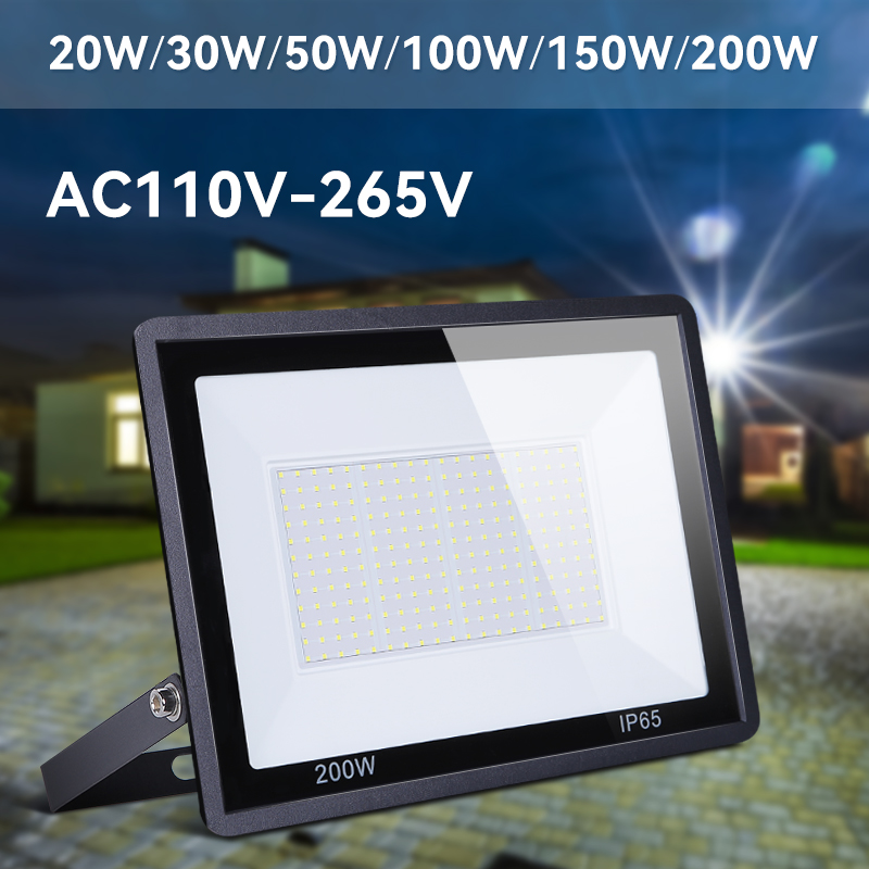 Flood Light Led 110V/220V Spotlights Outdoor Lighting 50W 100W 150W 200W Foco Led Exterior Wall Lamp For Garden Street Lighting