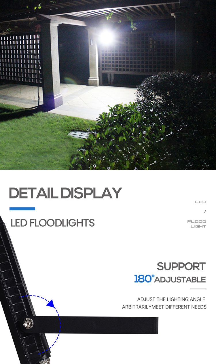 Flood Light Led 110V/220V Spotlights Outdoor Lighting 50W 100W 150W 200W Foco Led Exterior Wall Lamp For Garden Street Lighting