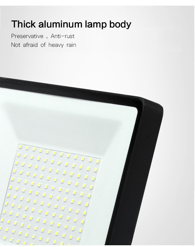 LED Floodlight 50W 30W 20W 10W Ultra Thin White Reflector ipad Flood Light Spotlight Outdoor 230V Outdoor IP66 Waterproof