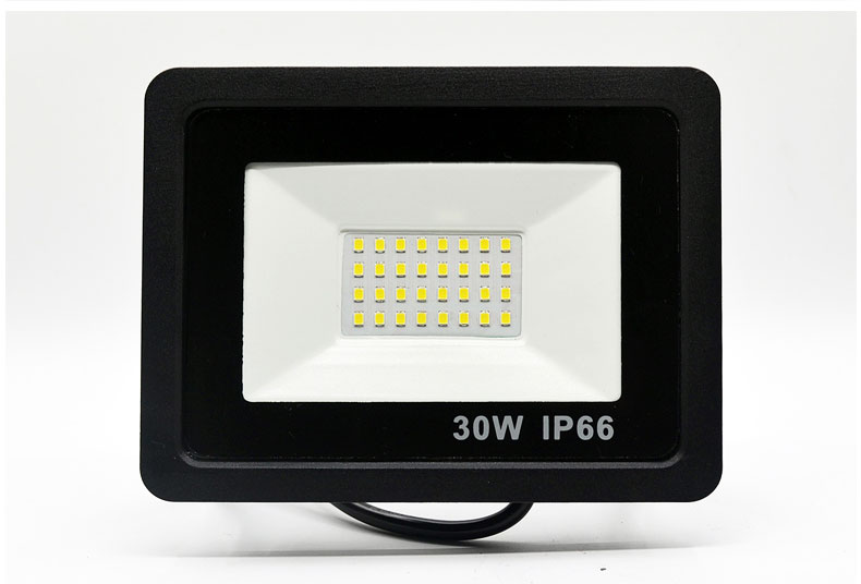 LED Floodlight 30W Ultra Thin Led Flood Light Spotlight Outdoor 220V 230V IP66 OutdoorWall Lamp Flood Light