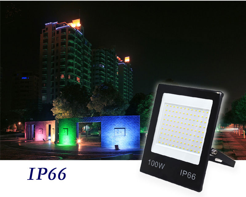 LED Flood Light 220V 50W 100W 150W 30W 20W 10W High Brightness IP66 Waterproof Outdoor Lighting LED Spotlight Wall Floodlights