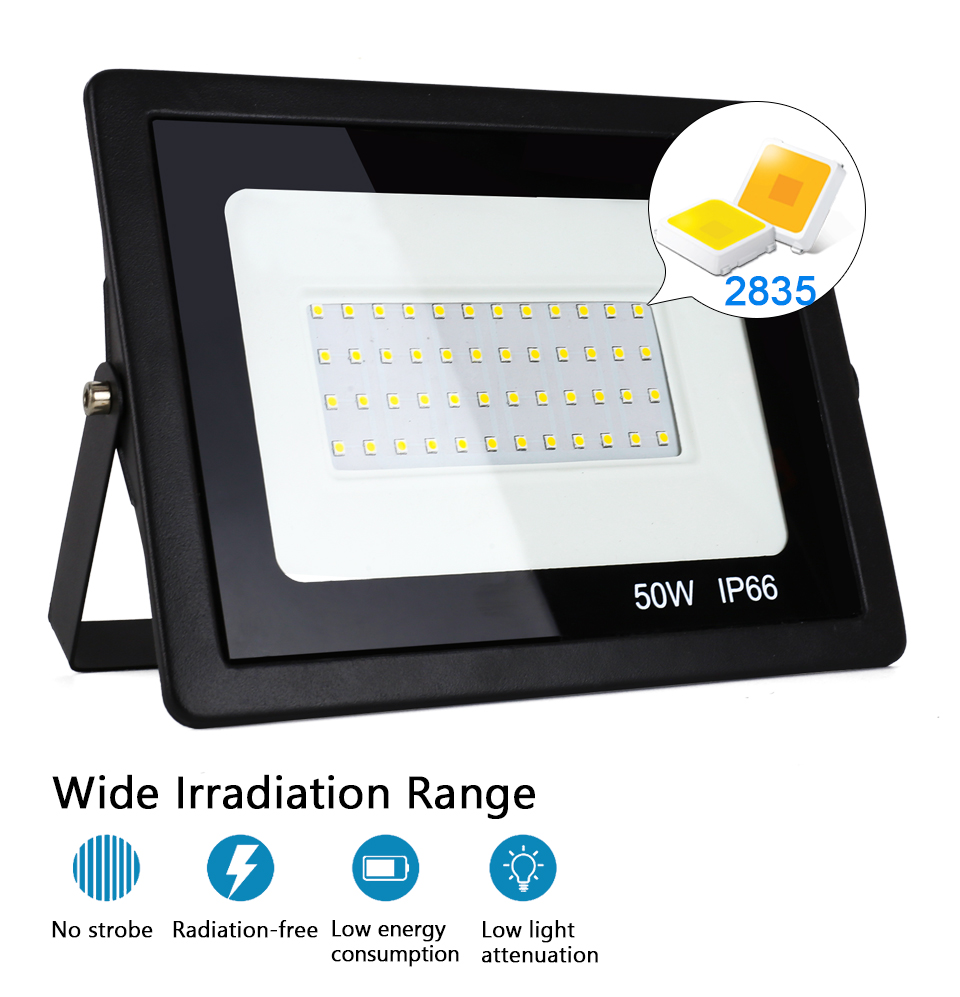 Flood Light LED Wall Lamp Outdoor Street Lighting AC 220V 240V 200W 150W 100W 50W 30W 10W Foco Floodlight LED Spotlight Exterior
