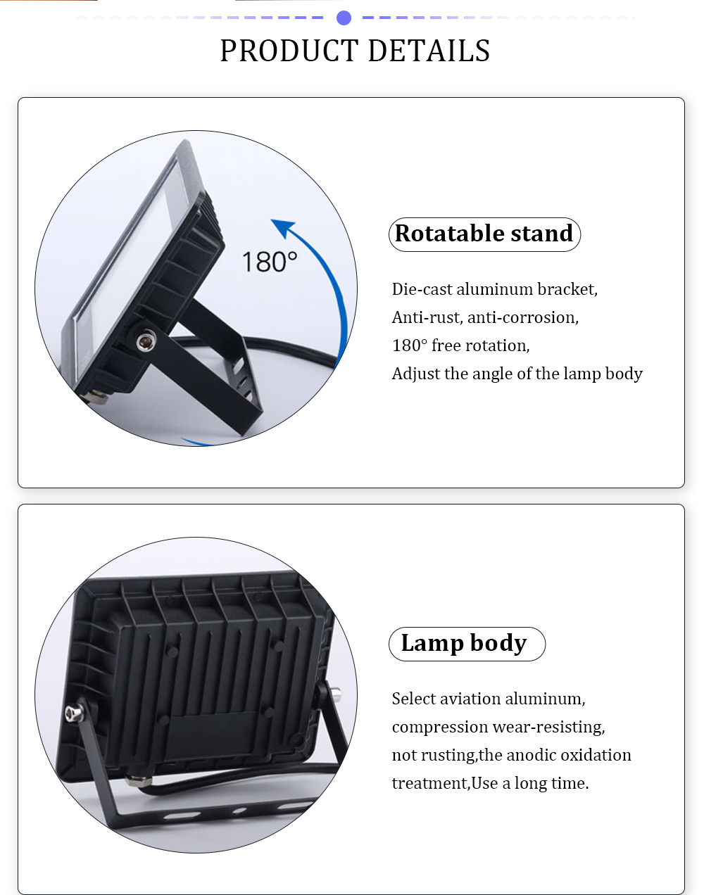 Tuya Smart Flootlight 30W 50W 100W 220V flood light waterproof IP66 8 Scene Modes for you to Choose LED outdoor Flootlight