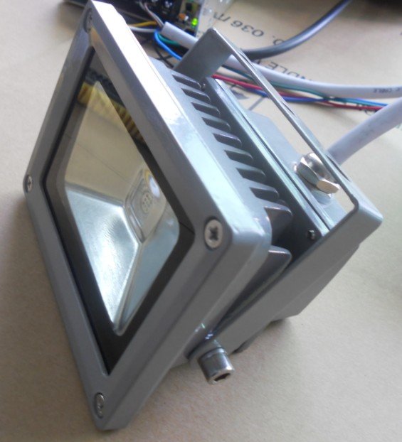 10W RGB DMX flood light DC12V input