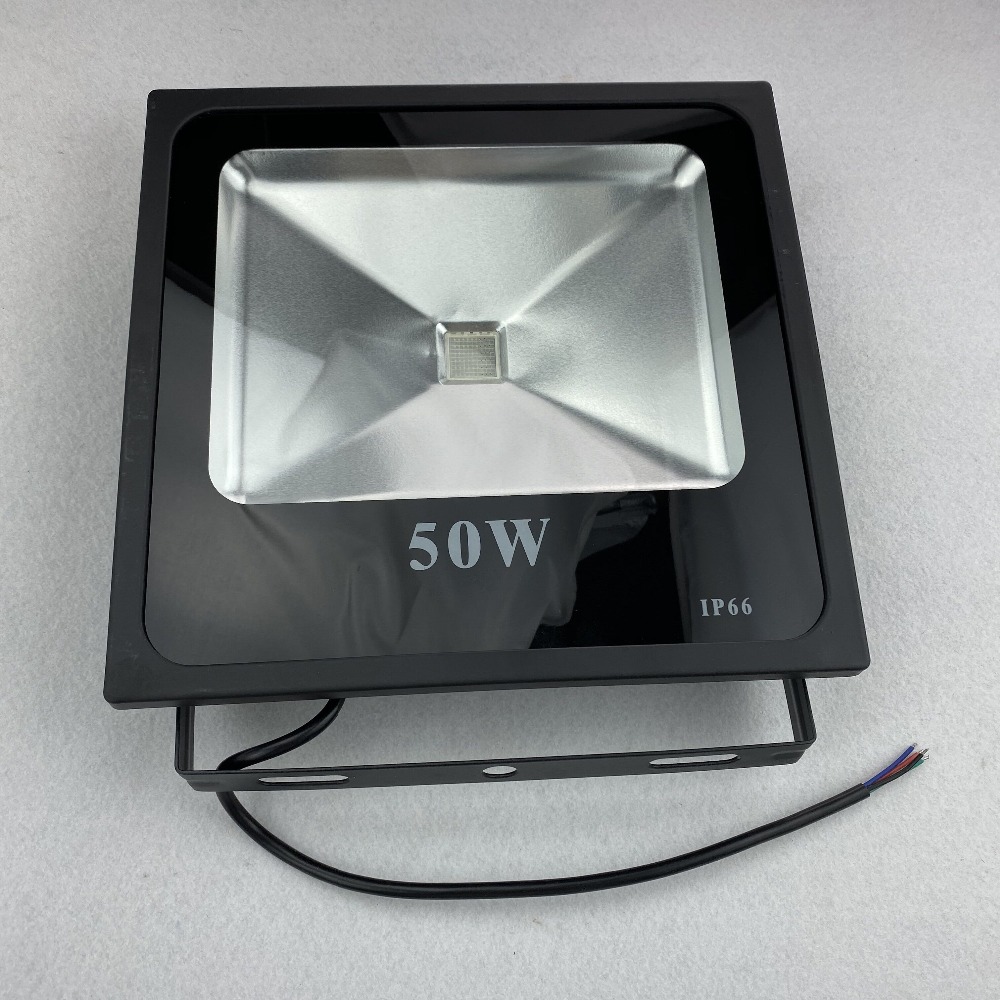 50W RGB LED flood light;DC24V input;with 4 wire PWM driver inside