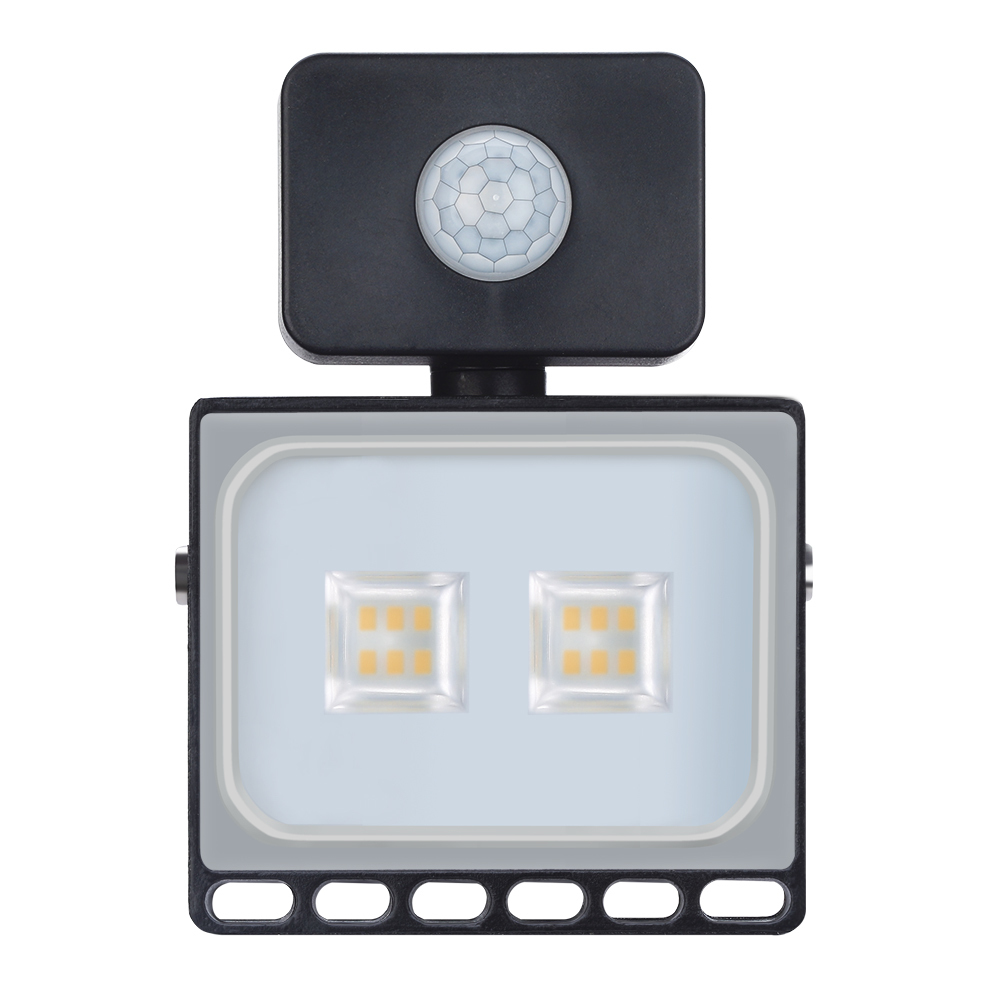 2PCS/Lot Ultrathin Outdoor Lighting Motion Sensor Led Flood Lights 110V 220V 10W Led Floodlight Spotlights Waterproof IP65