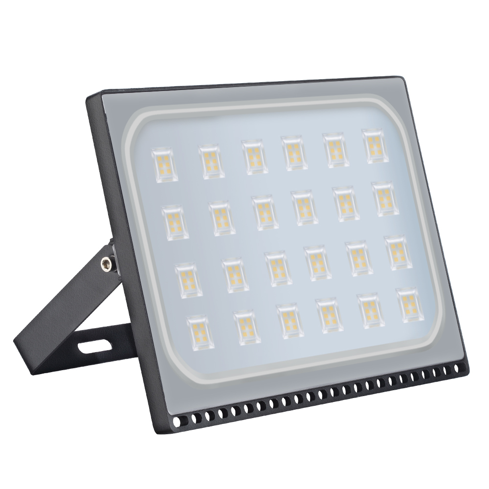 6PCS/lot 150W 220V 110V Ultrathin LED Flood Light Outdoor IP65 Waterproof LED Spotlight Street Garden Wall Lamp Floodlights