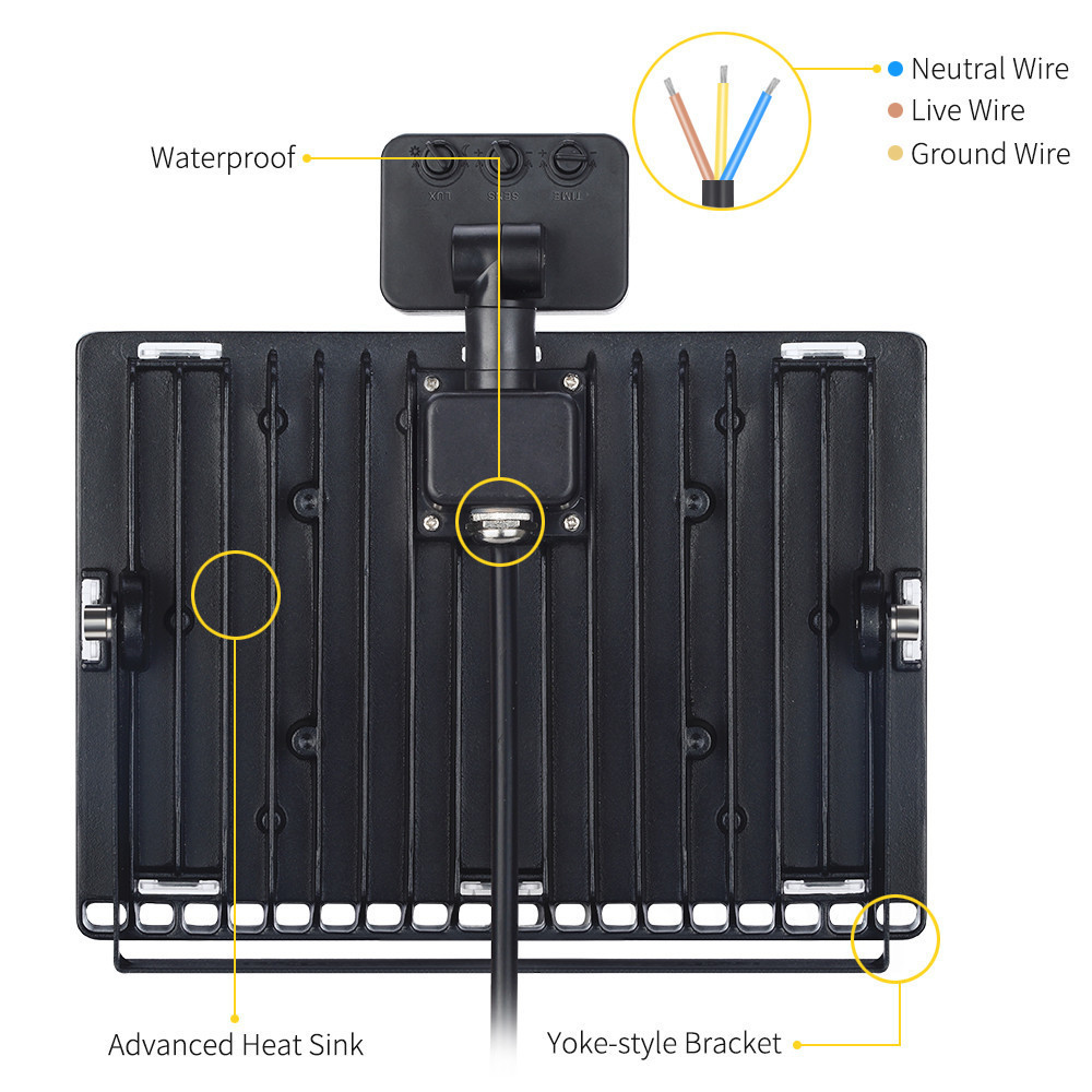 6PCS/lot 150W 220V 110V Ultrathin LED Flood Light Outdoor IP65 Waterproof LED Spotlight Street Garden Wall Lamp Floodlights