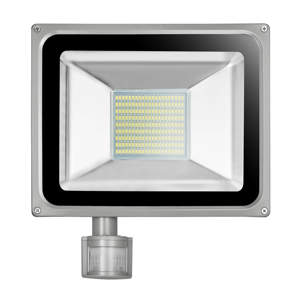 100W Waterproof LED Motion Sensor Spotlight Floodlight AC 220V-240V 11000LM 189LED Reflector Flood Light For Outdoor Lighting