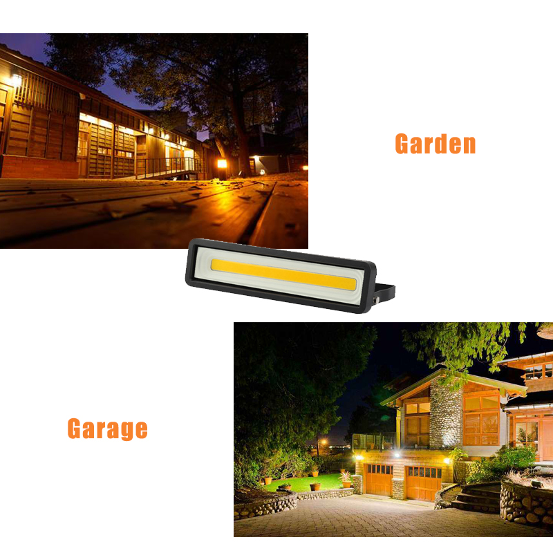 Floodlight outdoor Lighting IP66 adjustable angle 50W waterproof Landscape wall lamp projector housing garden led flood light