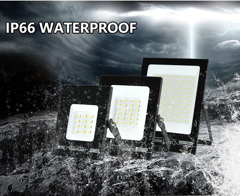 Flood Light LED Outdoor Exterior Projector Lamp 10W 20W 30W 50W 100W 150W For Garden Fence Street Garage Spotlights