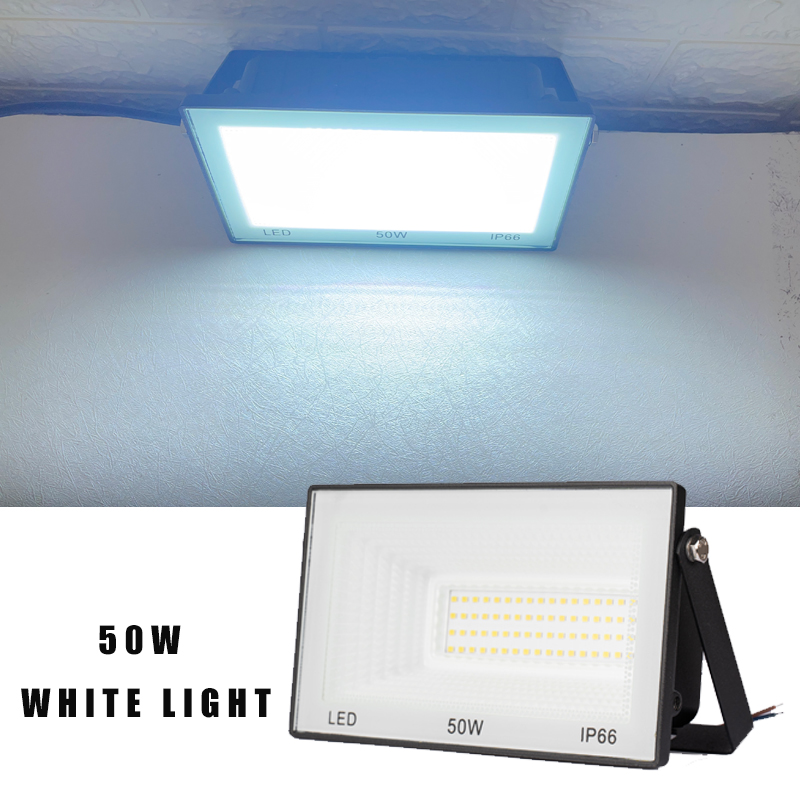 Waterproof Flood Light AC 220V IP65 50W 100W Projector LED Reflector Spotlight Street Garage Garden Outdoor Lamp