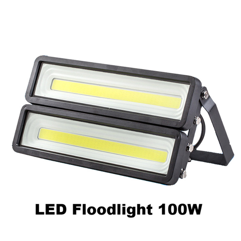 LED Flood Light Outdoor Lamp Spotlight Reflector Floodlight 100W Waterproof Garden 220V Lighting