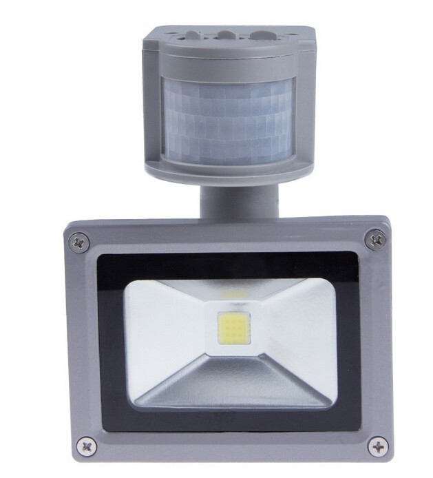 led flood light spotlight lamp 50W motion detective sensor 220V 10W20W30W street lamp floodlight outside lights with PIR sensor