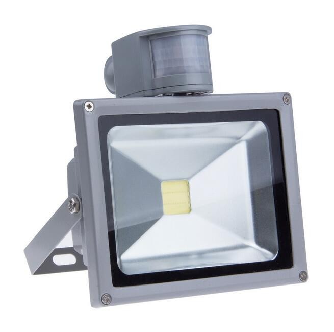 led flood light spotlight lamp 50W motion detective sensor 220V 10W20W30W street lamp floodlight outside lights with PIR sensor