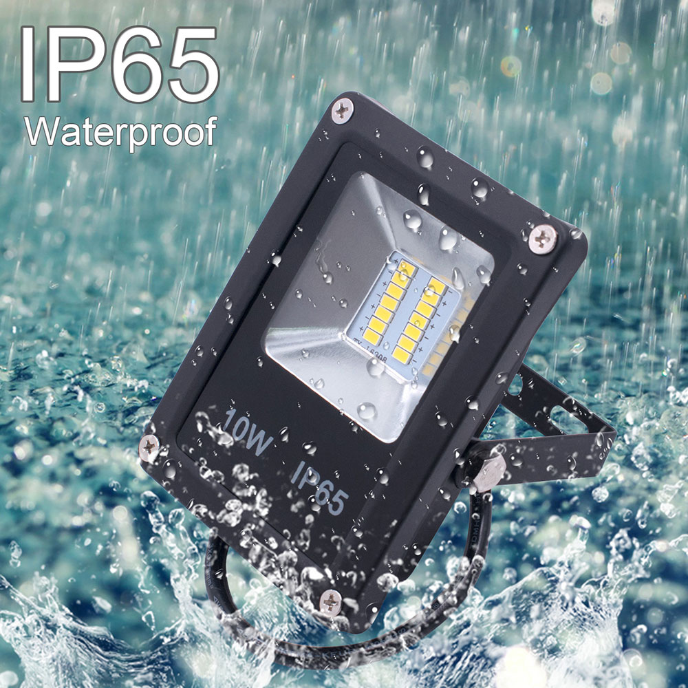 led flood light DC 12V 10W led projector light 24V 5730 smd spotlight refletor AC 220V outdoor led lighting spot light