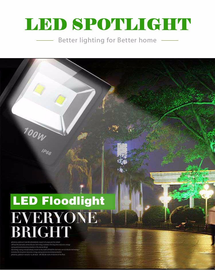 LED Flood Light AC12V 10W 20W 30W 50W Waterproof Landscape DC12V 24V Outdoor Lamp Street Square Garden Spot lights