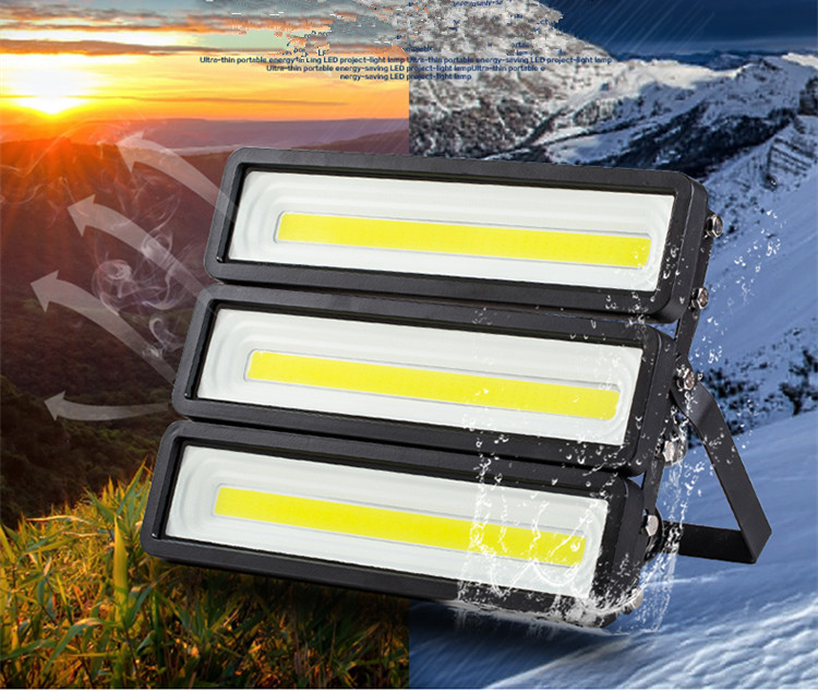 200W Led Flood Light 50W 100W 150W COB Led Spotlight Outdoor 220V 240V Waterproof Ip66 Landscape lamp Led Projector Light