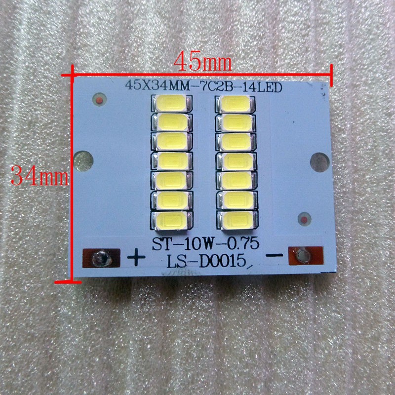 High Lumens LED Flood Light 10W 20W 30W 50W 110V 220V Epistar PCB 5730SMD LED Chips plate resource Floodlight DIY LED lamp Beads