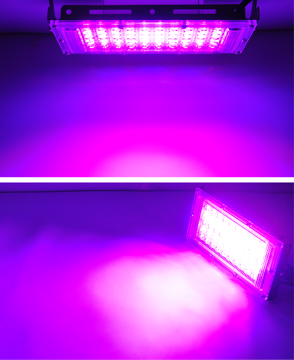 LED Flood Light Plant Growth Flower 50W LED Plant led lamp AC 220V Plant Spotlight Green house Plant Hydroponics Growth Light