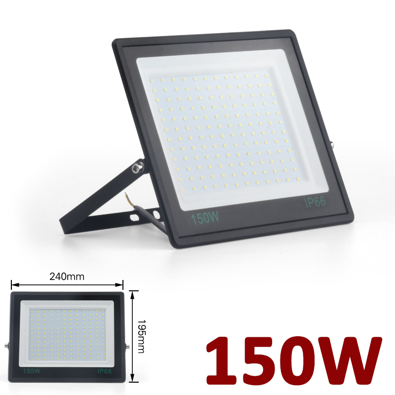 300W LED FloodLights Outdoor Lighting IP67 Waterproof High Brightness Ultra-thin Flood Light Spotlight 220V 50W 100W 150W 200W