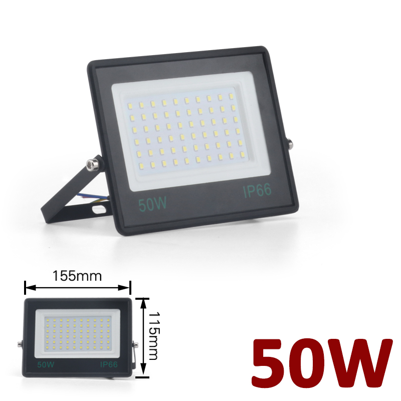 300W LED FloodLights Outdoor Lighting IP67 Waterproof High Brightness Ultra-thin Flood Light Spotlight 220V 50W 100W 150W 200W