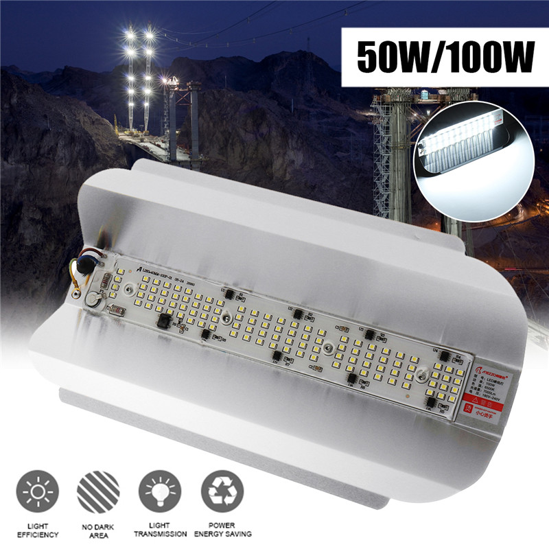 50W 100W Iodine Tungsten Lamp Energy Efficient Iodine Tungsten Light Flood Lamps Waterproof Bright LED for Outdoor Street