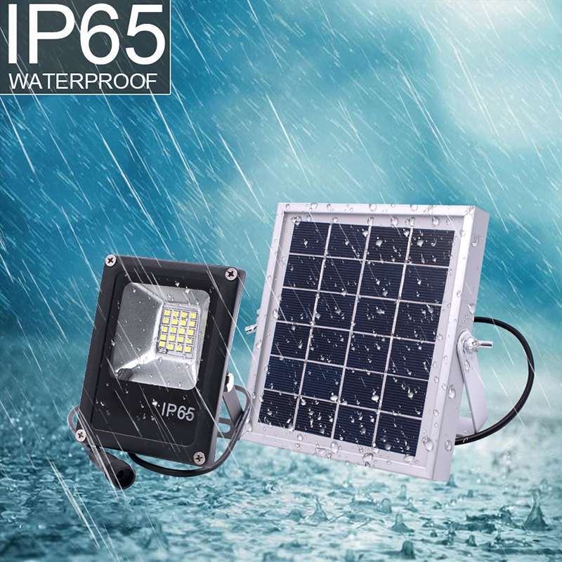 LED Solar Lamp with Remote Control 20W Waterproof IP65 Timer Lighting Control Outdoor Lighting Floodlight Garden Wall Lamp