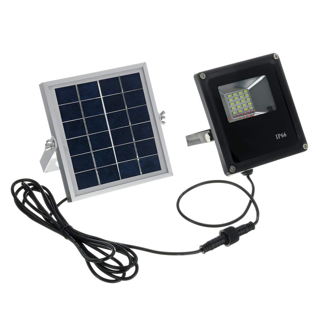 LED Solar Lamp with Remote Control 20W Waterproof IP65 Timer Lighting Control Outdoor Lighting Floodlight Garden Wall Lamp