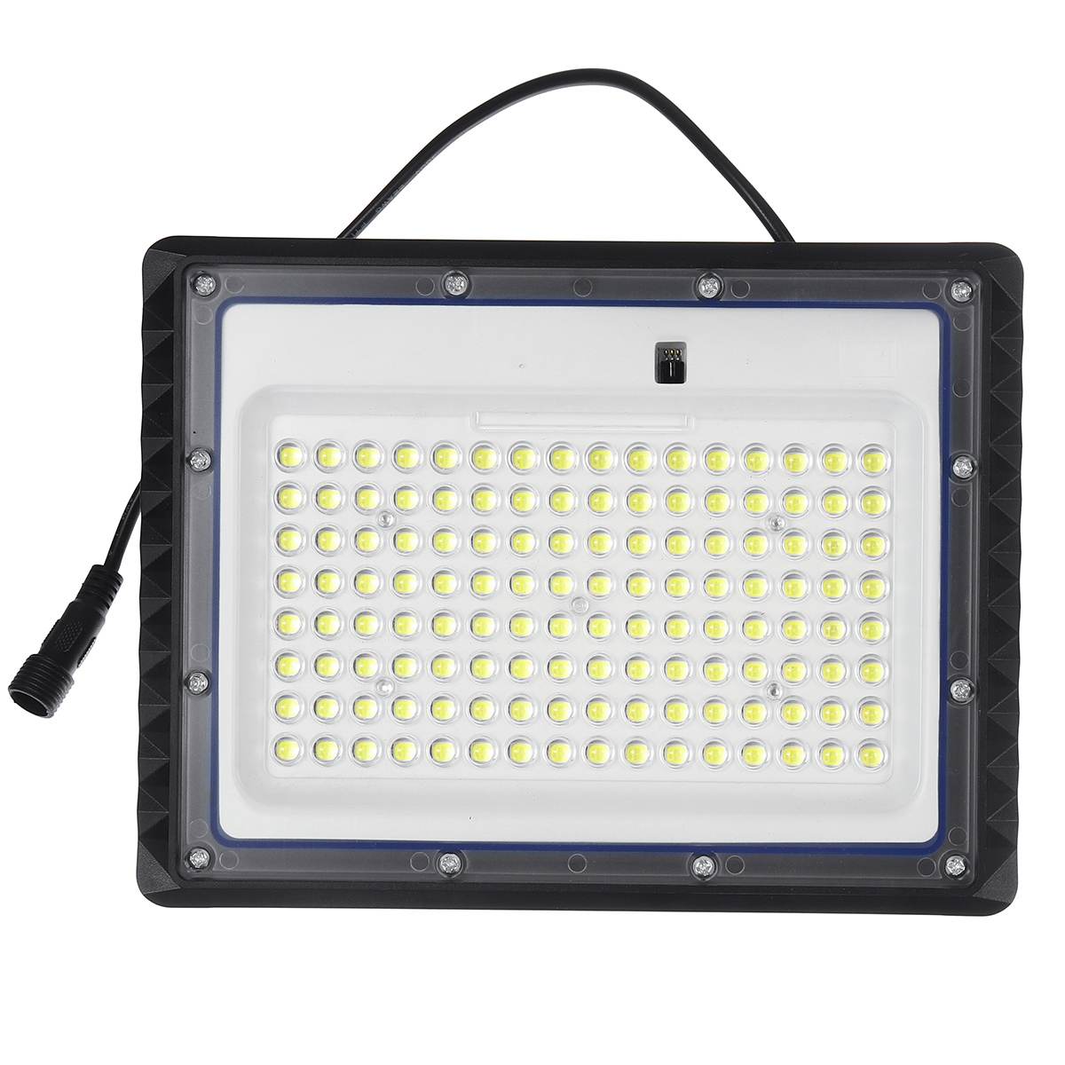 Lens LED Solar Flood Light 100W 150W 300W 400W Outdoor Wall Street Lamp IP65 Waterproof Landscape Lighting with Remote Control