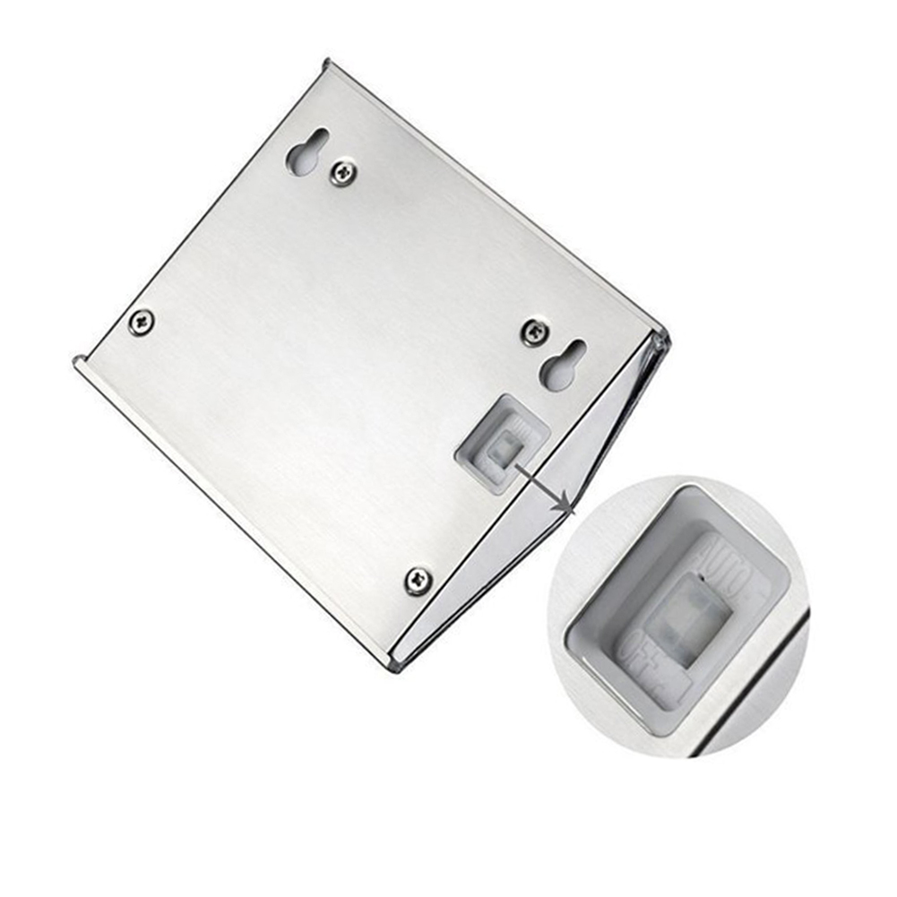 4PCS Stainless Steel 3LED Solar Wall Lamp Outdoor Waterproof Solar Power Garden Fence Light Courtyard Pathway Fence Wall Light