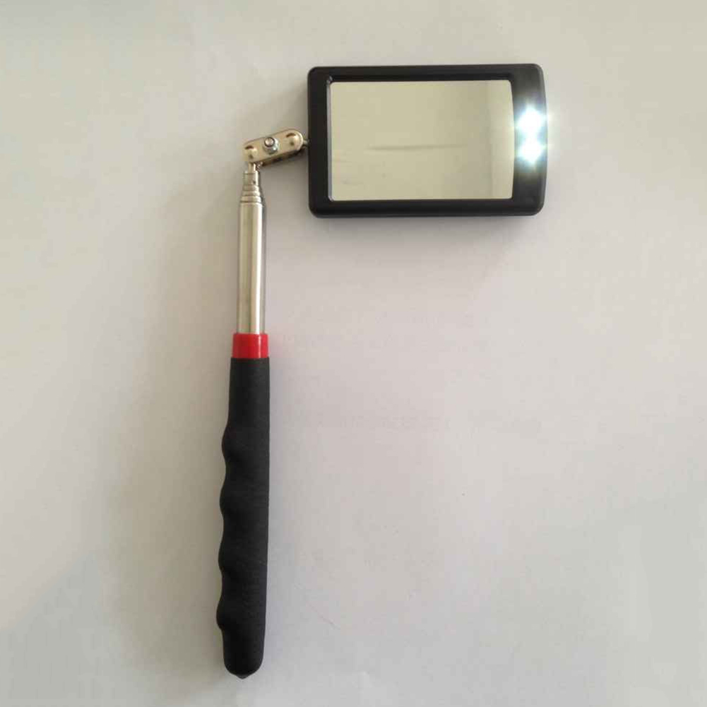 Vehicle Bottom LED Telescopic Inspection Mirror Amplification Detection Mirror Led Emergency Lamp outdoor lights for car repair