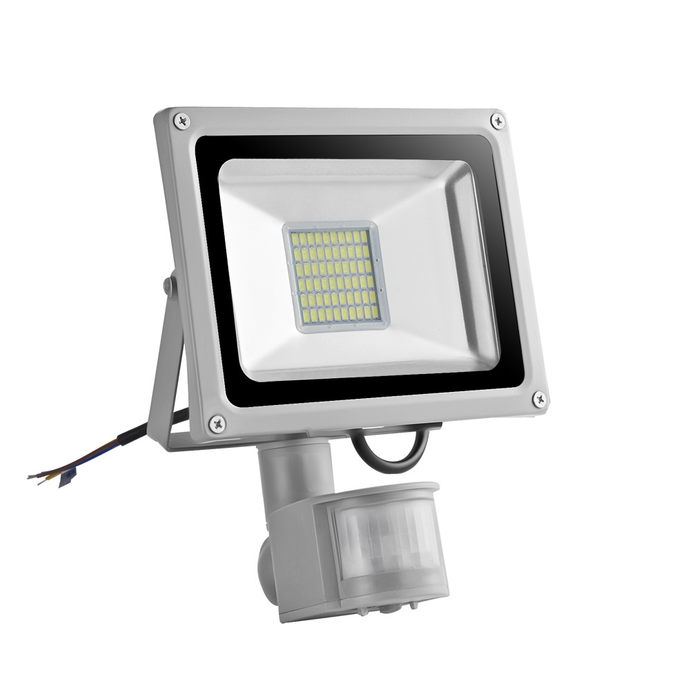 1PCS 30W Motion Sensor LED Flood Light Outdoor Lighting 2100LM 220V Waterproof LED Floodlight Reflector LED Spotlight Lamp ip65