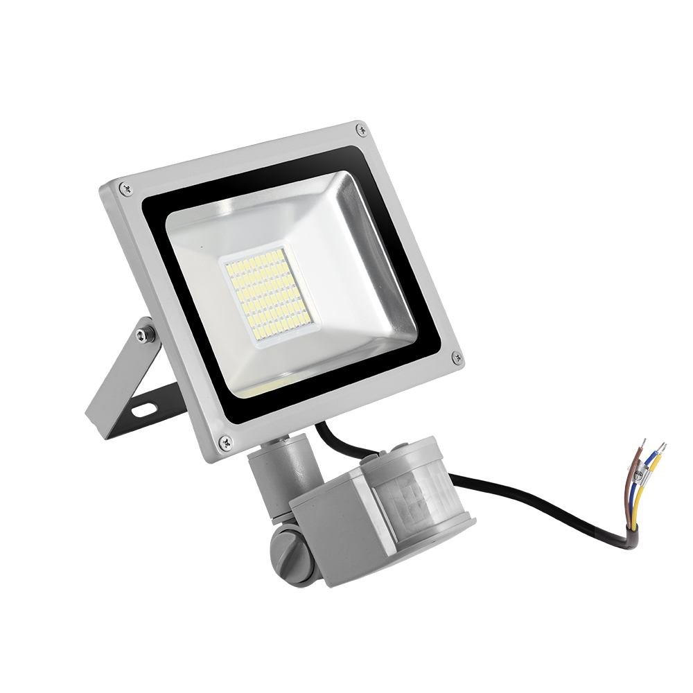 1PCS 30W Motion Sensor LED Flood Light Outdoor Lighting 2100LM 220V Waterproof LED Floodlight Reflector LED Spotlight Lamp ip65