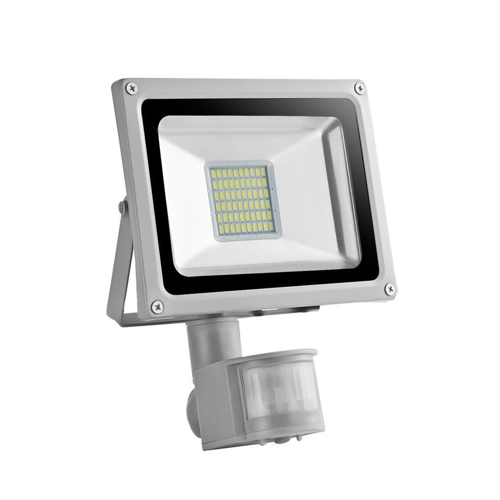 1PCS 30W Motion Sensor LED Flood Light Outdoor Lighting 2100LM 220V Waterproof LED Floodlight Reflector LED Spotlight Lamp ip65