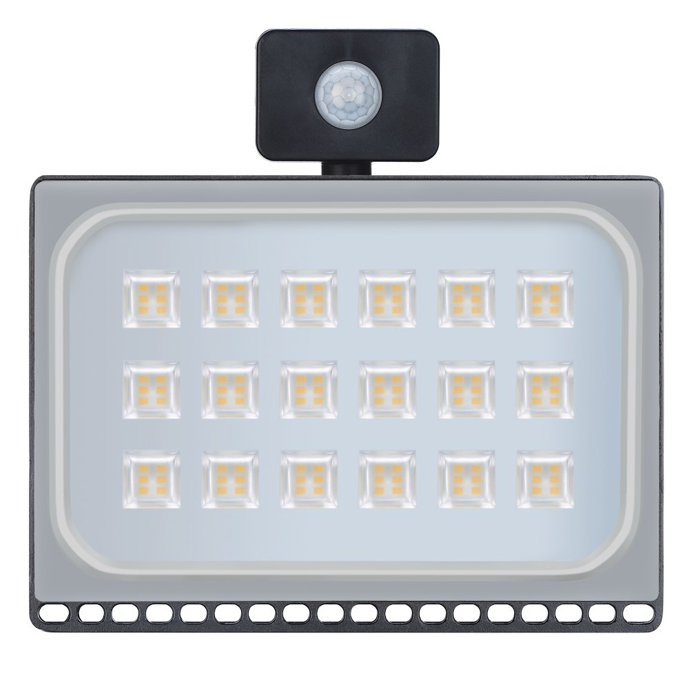 Waterproof IP65 Ultrathin Led Flood Light Motion Sensor 110V 220V 100W 8000LM Led Spotlight Floodlight Outdoor Lights