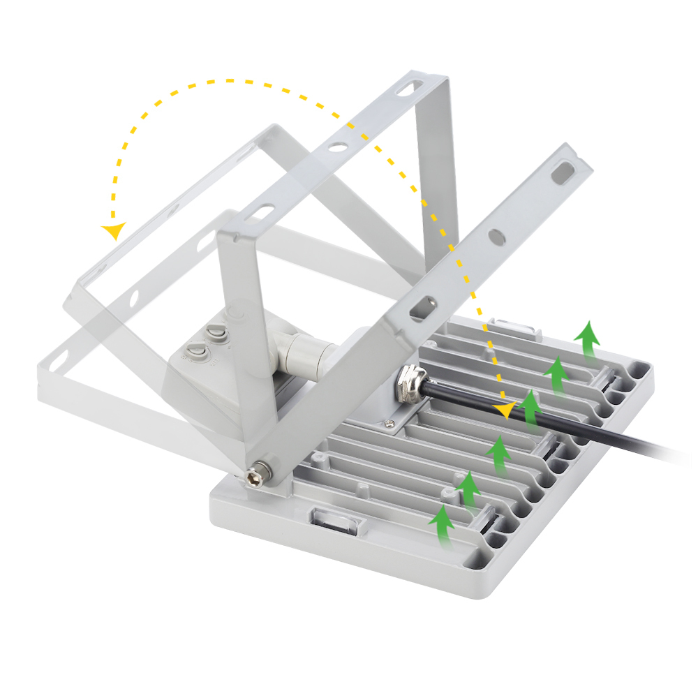 Ultrathin Sensor LED Flood Light 10W 20W 30W 50W 100W IP65 110V/220V LED Spotlight Outdoor Street Light Floodlight