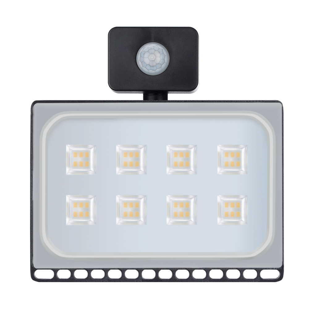 Ultrathin Sensor LED Flood Light 10W 20W 30W 50W 100W IP65 110V/220V LED Spotlight Outdoor Street Light Floodlight