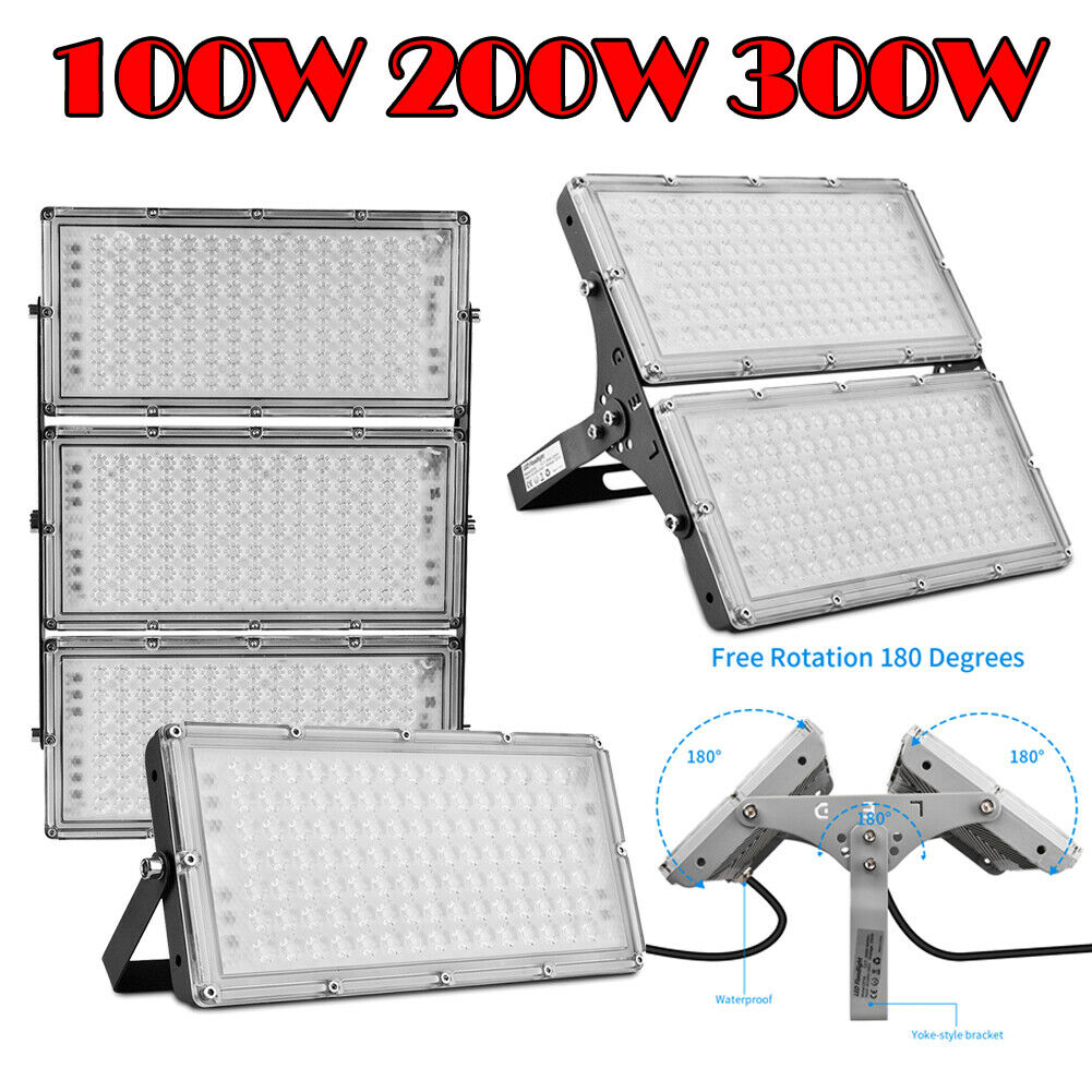 Ultrathin LED Module Flood Light 100W 200W 300W IP65 110V/220V LED Spotlight Refletor Outdoor Lighting Garden Lamp