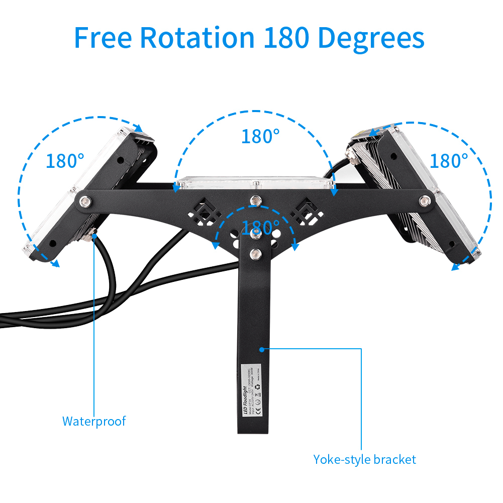 Ultrathin LED Module Flood Light 100W 200W 300W IP65 110V/220V LED Spotlight Refletor Outdoor Lighting Garden Lamp