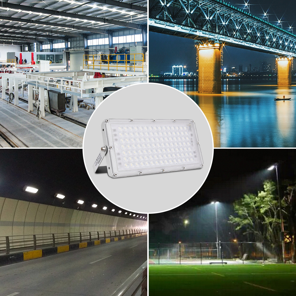 Ultrathin LED Module Flood Light 100W 200W 300W IP65 110V/220V LED Spotlight Refletor Outdoor Lighting Garden Lamp