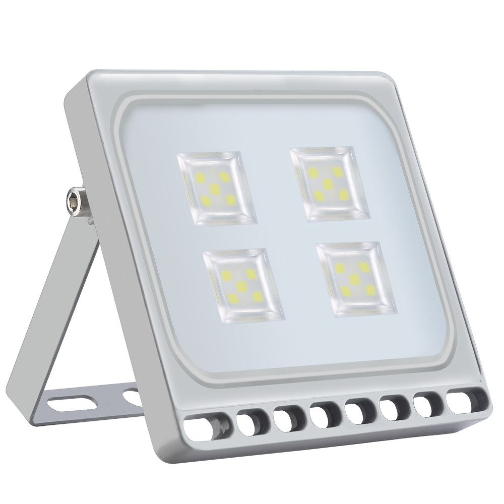 6PCS Ultrathin LED Flood Light 10W 20W 30W 50W 100W IP65 110V/220V LED Spotlight Refletor Outdoor Lighting Wall Lamp Floodlight