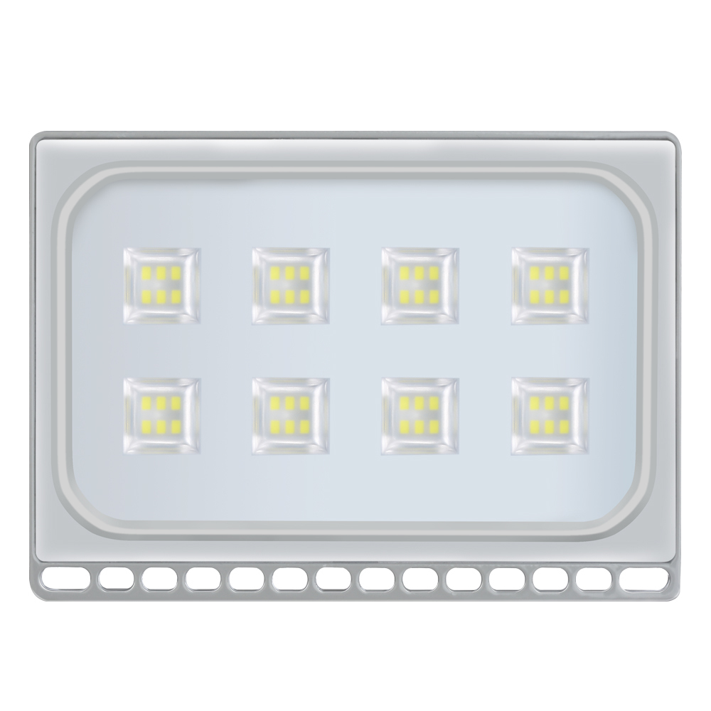 6PCS Ultrathin LED Flood Light 10W 20W 30W 50W 100W IP65 110V/220V LED Spotlight Refletor Outdoor Lighting Wall Lamp Floodlight