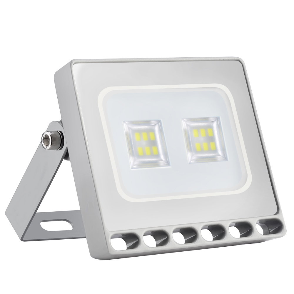 6PCS Ultrathin LED Flood Light 10W 20W 30W 50W 100W IP65 110V/220V LED Spotlight Refletor Outdoor Lighting Wall Lamp Floodlight