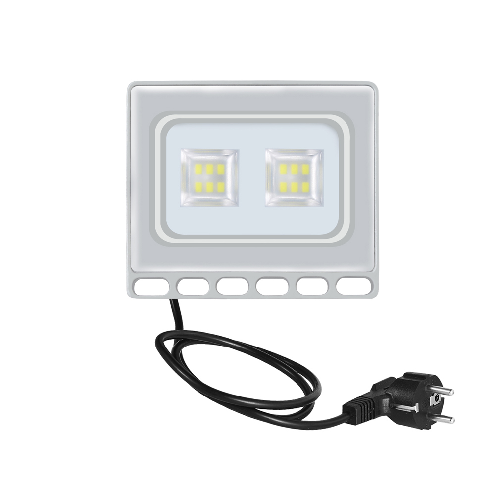 5PCS Ultrathin LED Flood Light 10W 20W 30W 50W 100W IP65 110V/220V LED Spotlight Refletor Outdoor Lighting Wall Lamp Floodlight